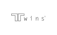 Logo a blanco y negro de Twins